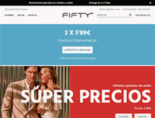 Tablet Screenshot of fiftyfactory.com